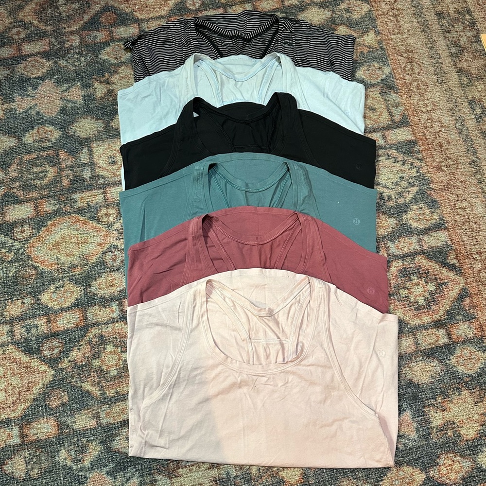 Bundle of Lululemon Love Pleated Tank Tops